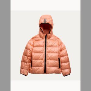 Canada Goose Kid's Crofton Striped Logo Quilted Jacket,(ORIG. $575) SIZE 6-7